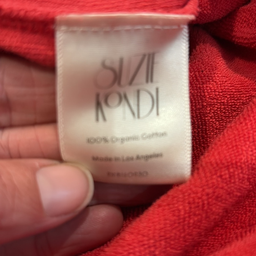Suzi Kondi red terry Jumpsuit - Picture 5 of 8